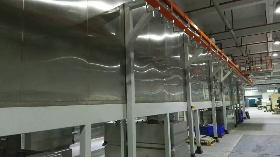 Industrial coating workshop detail