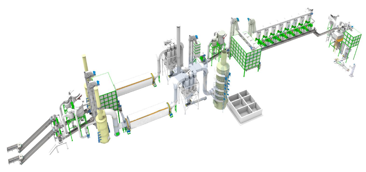 Automatic coating production line