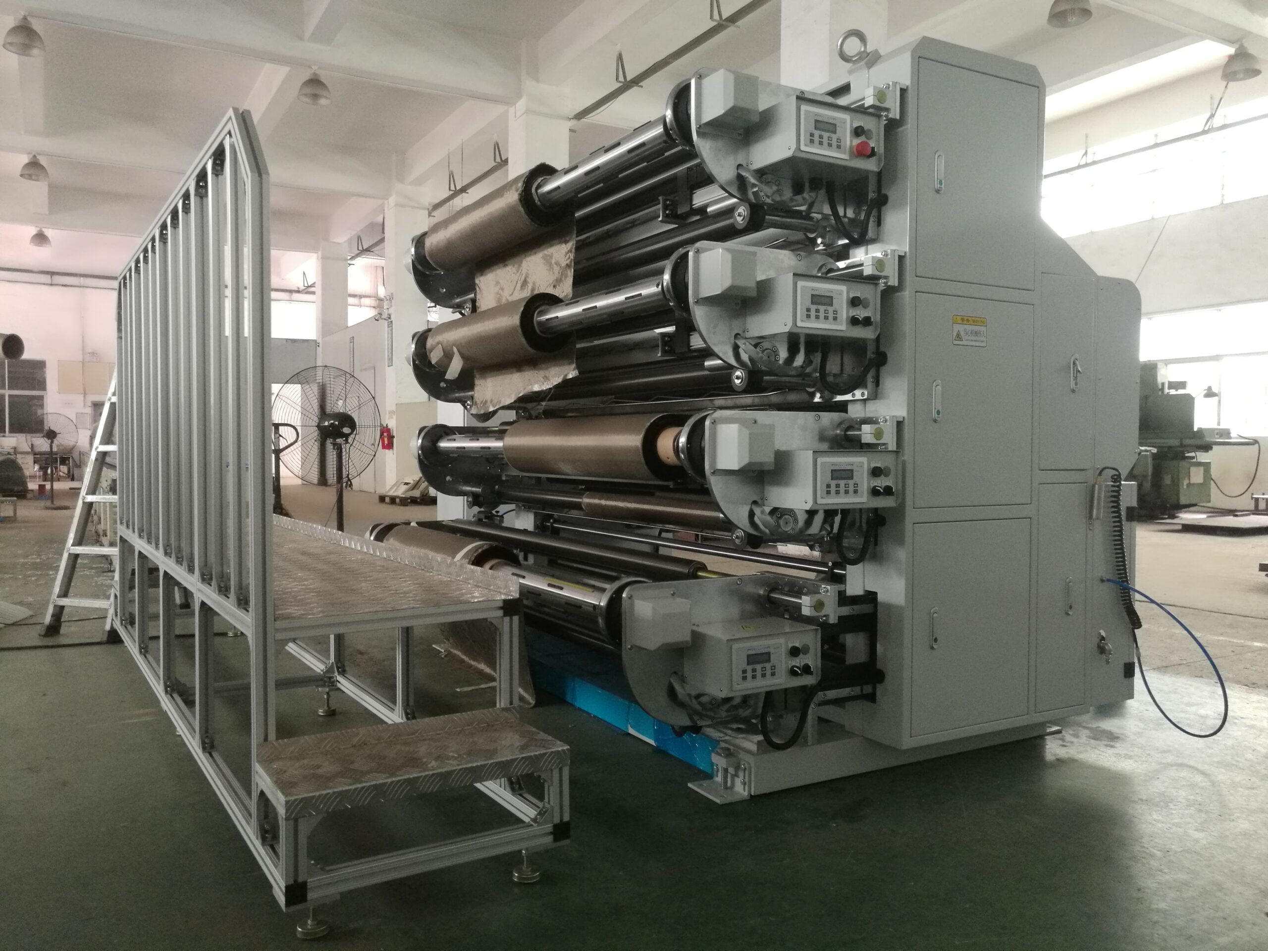 five-roll-fiber-unwinding-machine