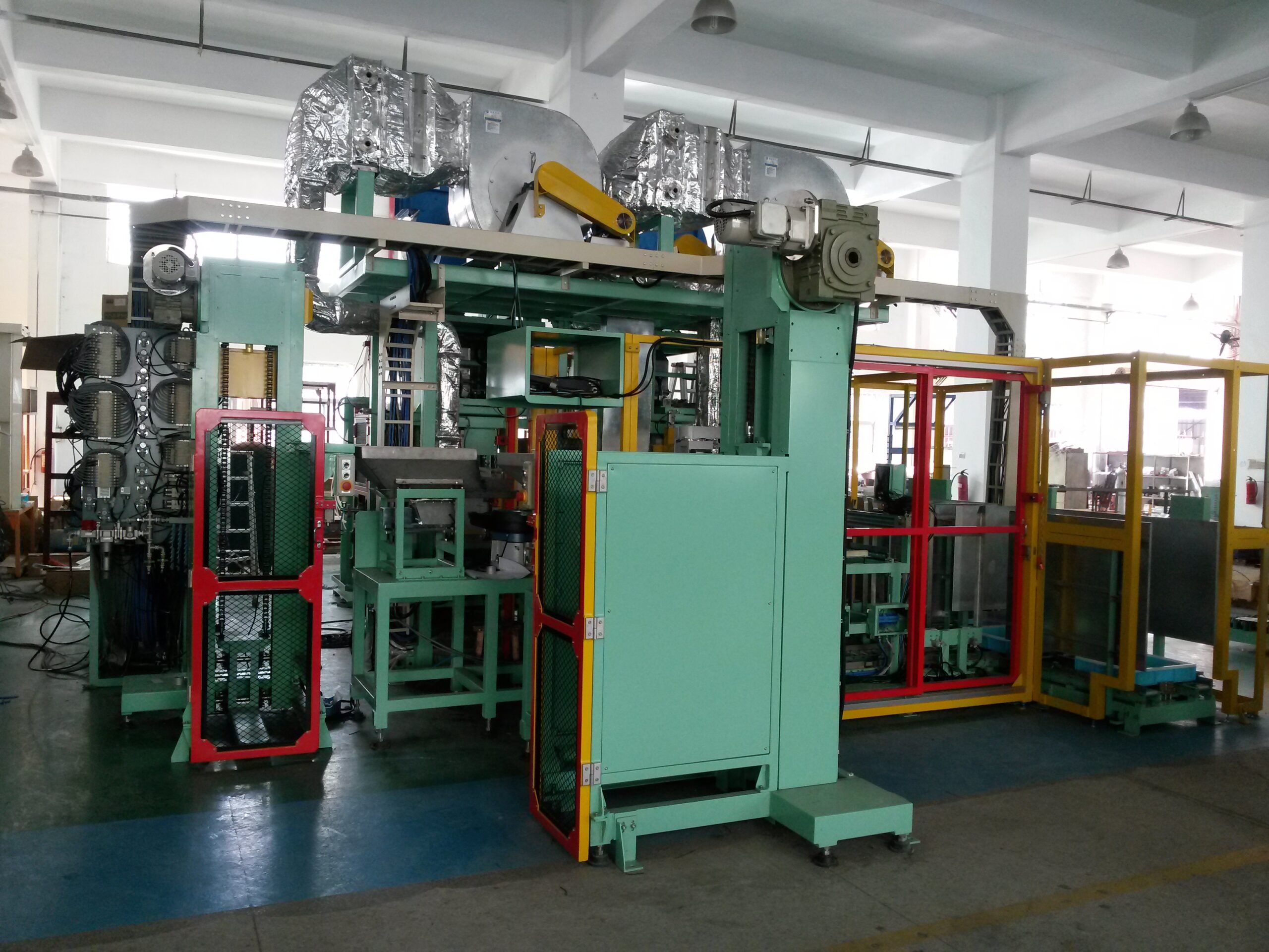 inner and outer cylinder coating machine
