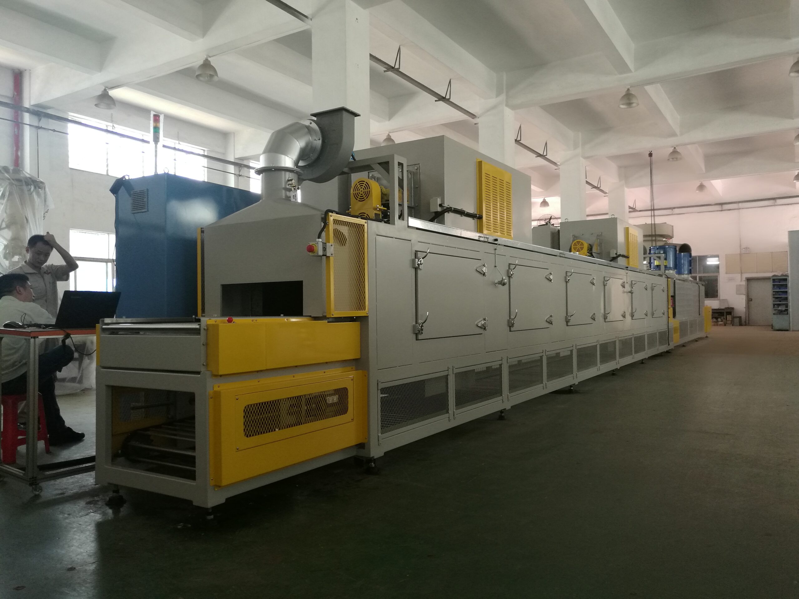 pneumatic component processing drying oven
