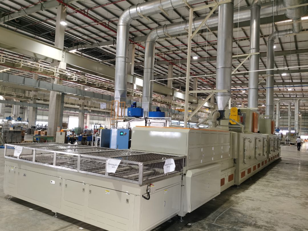 water-based coating line overall