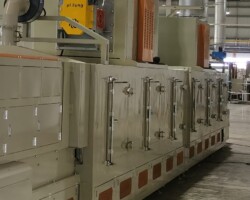 Water Based Coating Line Electric Preheating And Curing Oven