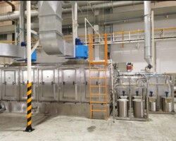 Water Based Coating Line Spray Booth Water Curtain Cabinet And Oil Supply System